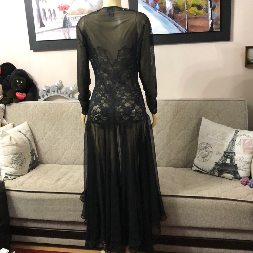 🌺🌺NATORI LACE ROBE - NIGHTGOWN SUZE S - Picture 5 of 15